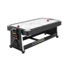Harley Fitness 4 in 1 Multi-Game Table | 7 FT | Air Hockey, TT Table, Pool Table with Dining Top