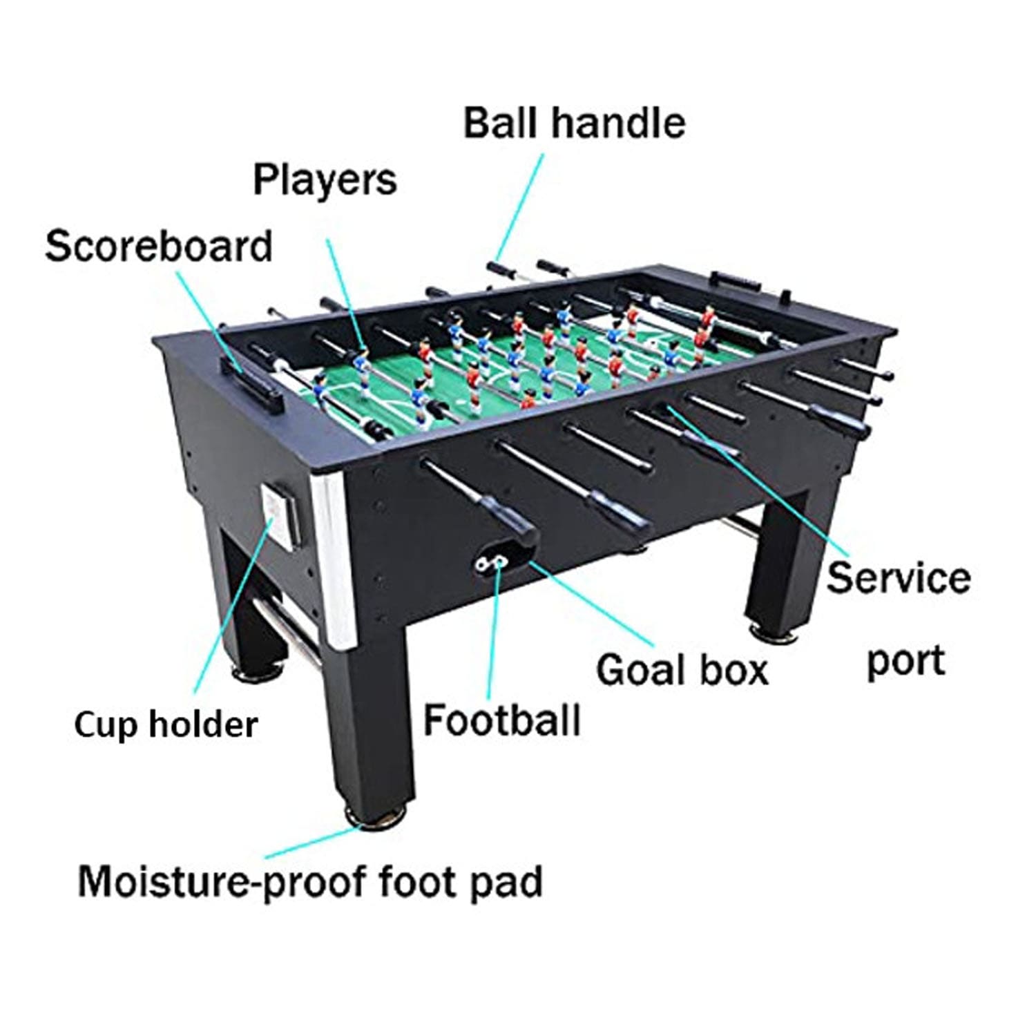 Harley Fitness Heavy Duty Multi Player Football Table -903