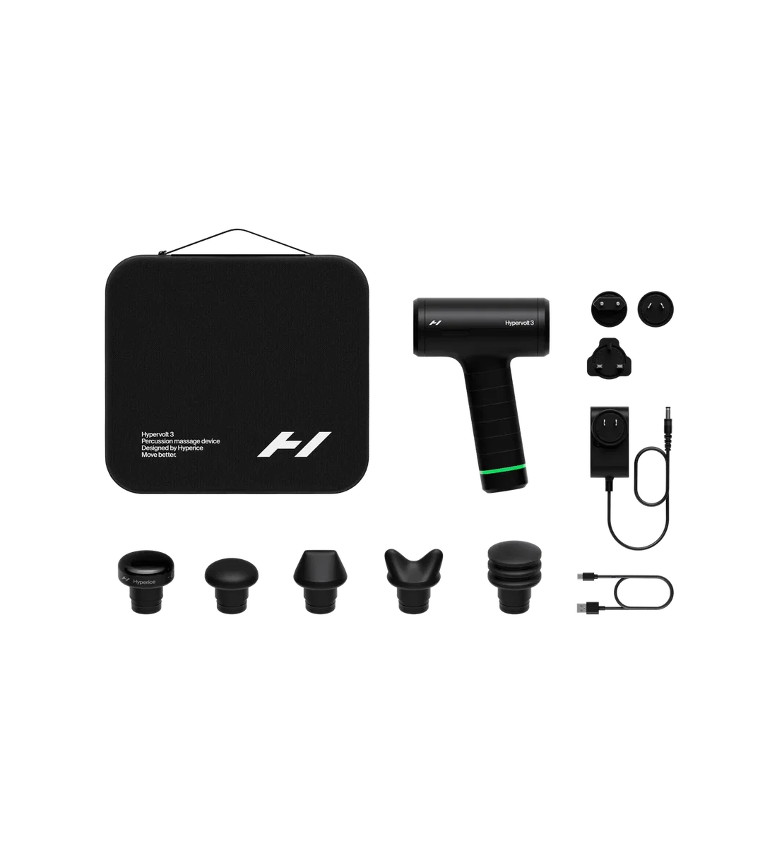 Hyperice Hypervolt 3 accessories and attachments