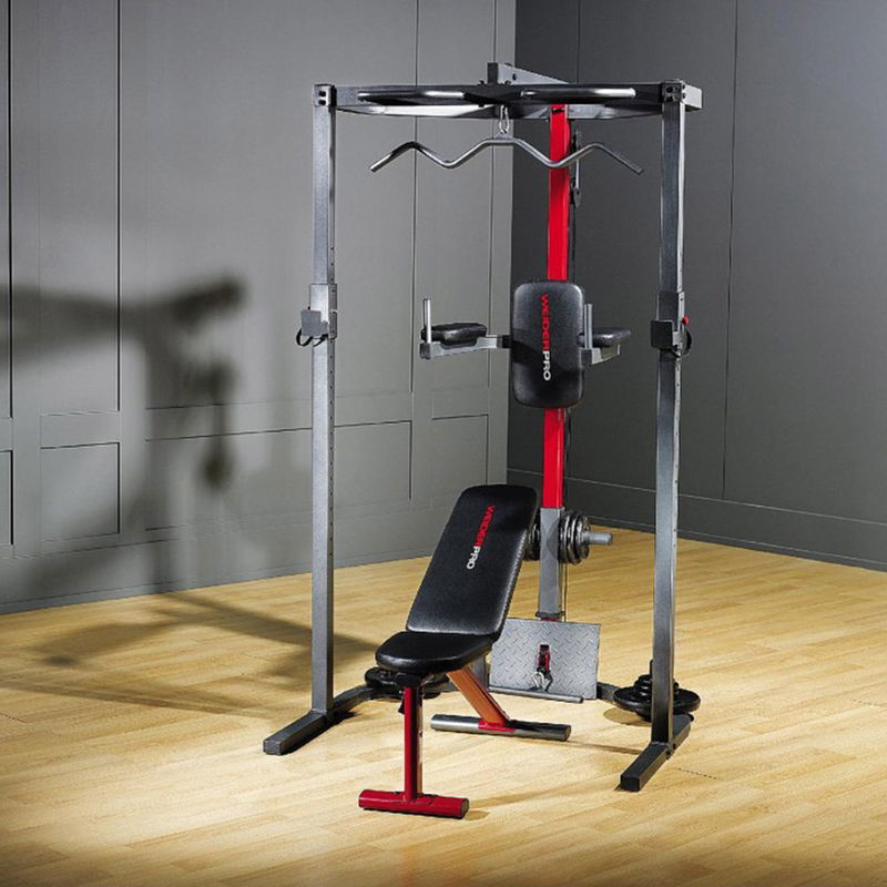 Up Bar Weider Power Tower With Punching Bag VidaXL Power Tower