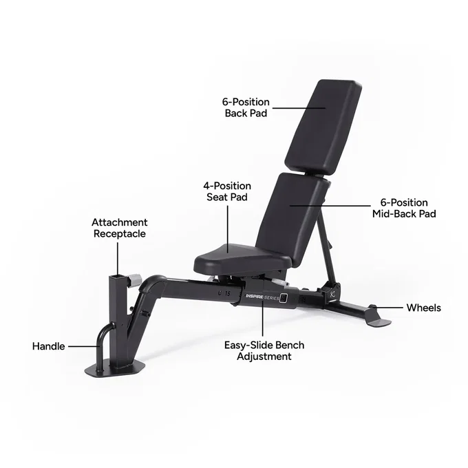 Inspire FID7 Pro adjustable training bench