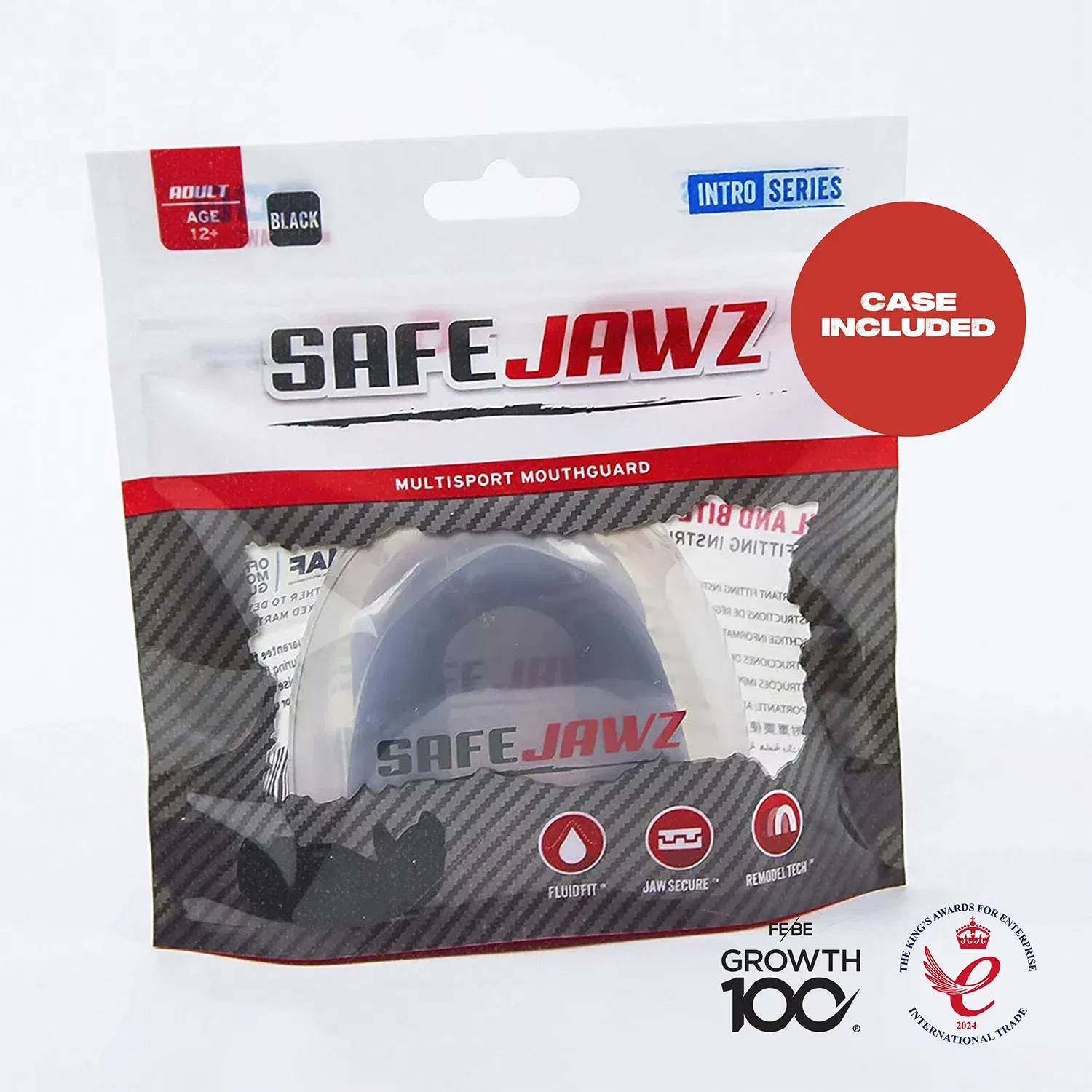 SAFEJAWZ Intro Series - Black Adult (12+)
