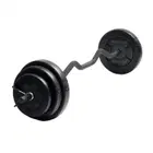 Iron Gym 23Kg Adjustable Barbell Set- 25MM Curl Bar
