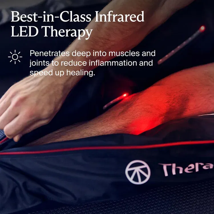 Therabody JetBoots PRO Plus Wireless Compression Boots with Vibration & Light Therapy - Regular