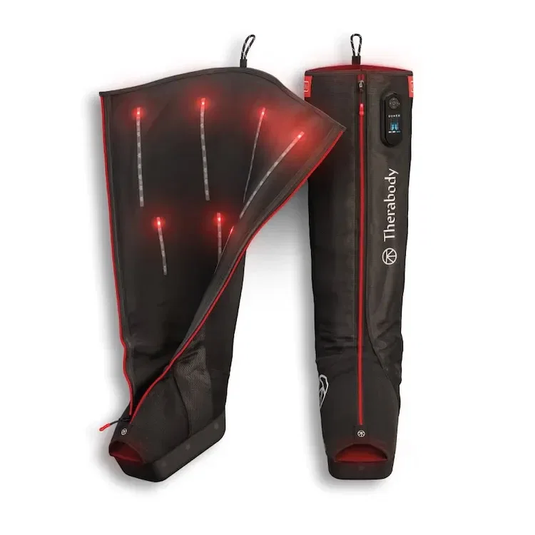 Therabody JetBoots PRO Plus Wireless Compression Boots with Vibration & Light Therapy - Long