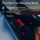Therabody JetBoots PRO Plus Wireless Compression Boots with Vibration & Light Therapy - Short