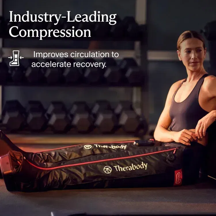 Therabody JetBoots PRO Plus Wireless Compression Boots with Vibration & Light Therapy - Short