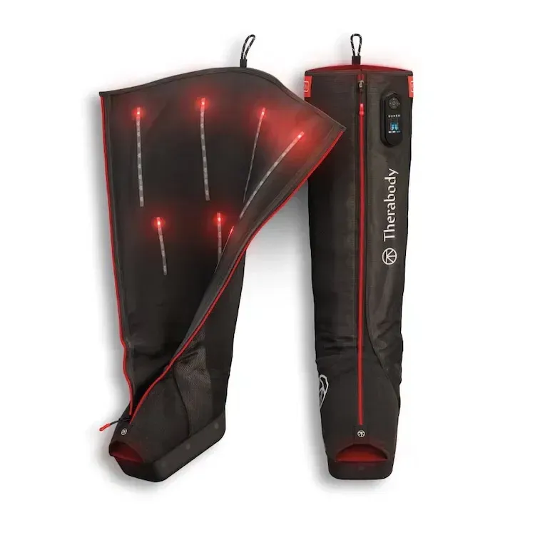 Therabody JetBoots PRO Plus Wireless Compression Boots with Vibration & Light Therapy - Short