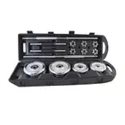 York Fitness Chrome Dumbbell and Barbell Set with Carry Case | 50 Kg