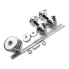 York Fitness Chrome Dumbbell and Barbell Set with Carry Case | 50 Kg