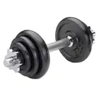 York Fitness Black Barbell and Dumbbell Set with Carry Case | 50 Kg