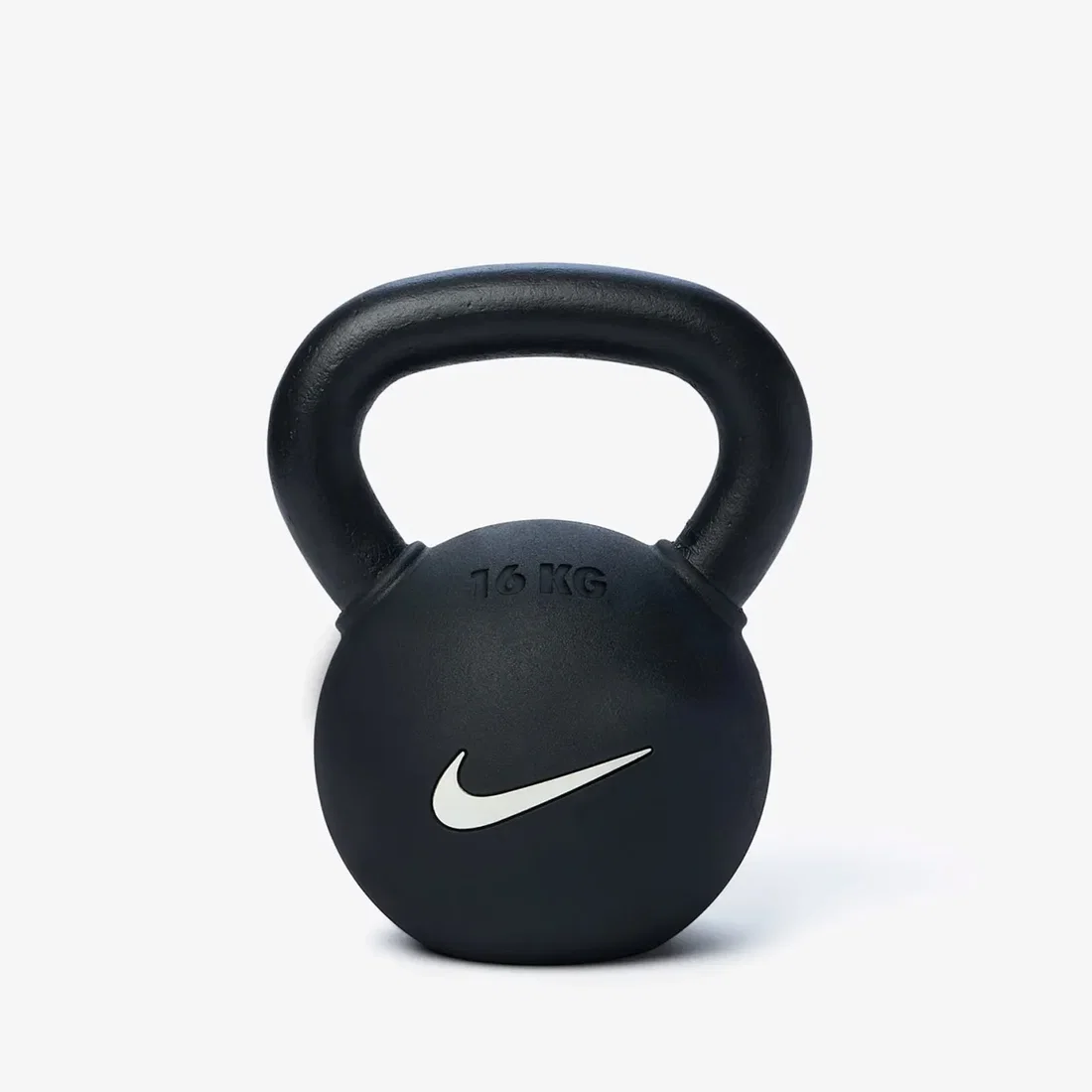 Nike Strength Rubber Coated Kettlebell Black/White, 4 kg (9 lb) - 8 Kg (18 lb)