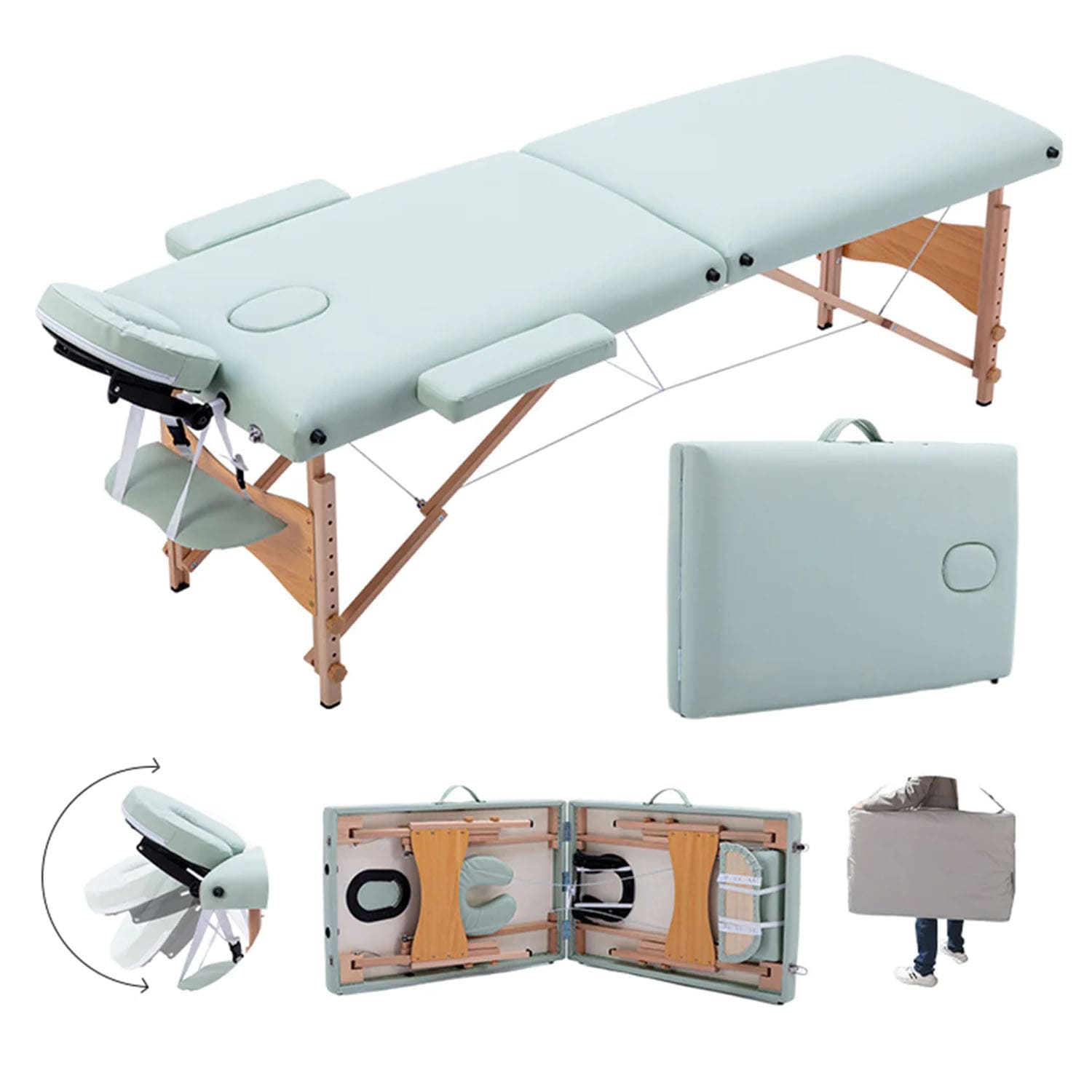 Vox Fitness Portable Foldable Professional Massage Bed