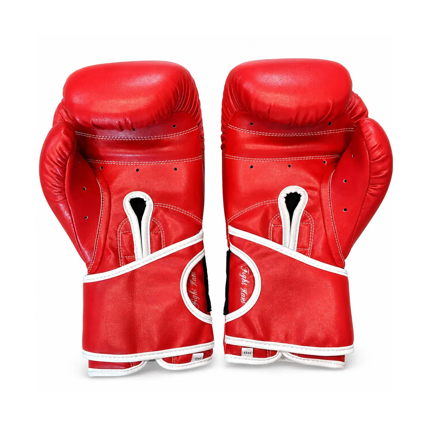 Kangrui Boxing Glove Micro Fiber Leather - Light Red - 12oz