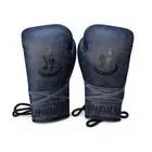 Kangrui Lace-up Training Boxing Glove Micro Fiber Leather - Blue - 12oz