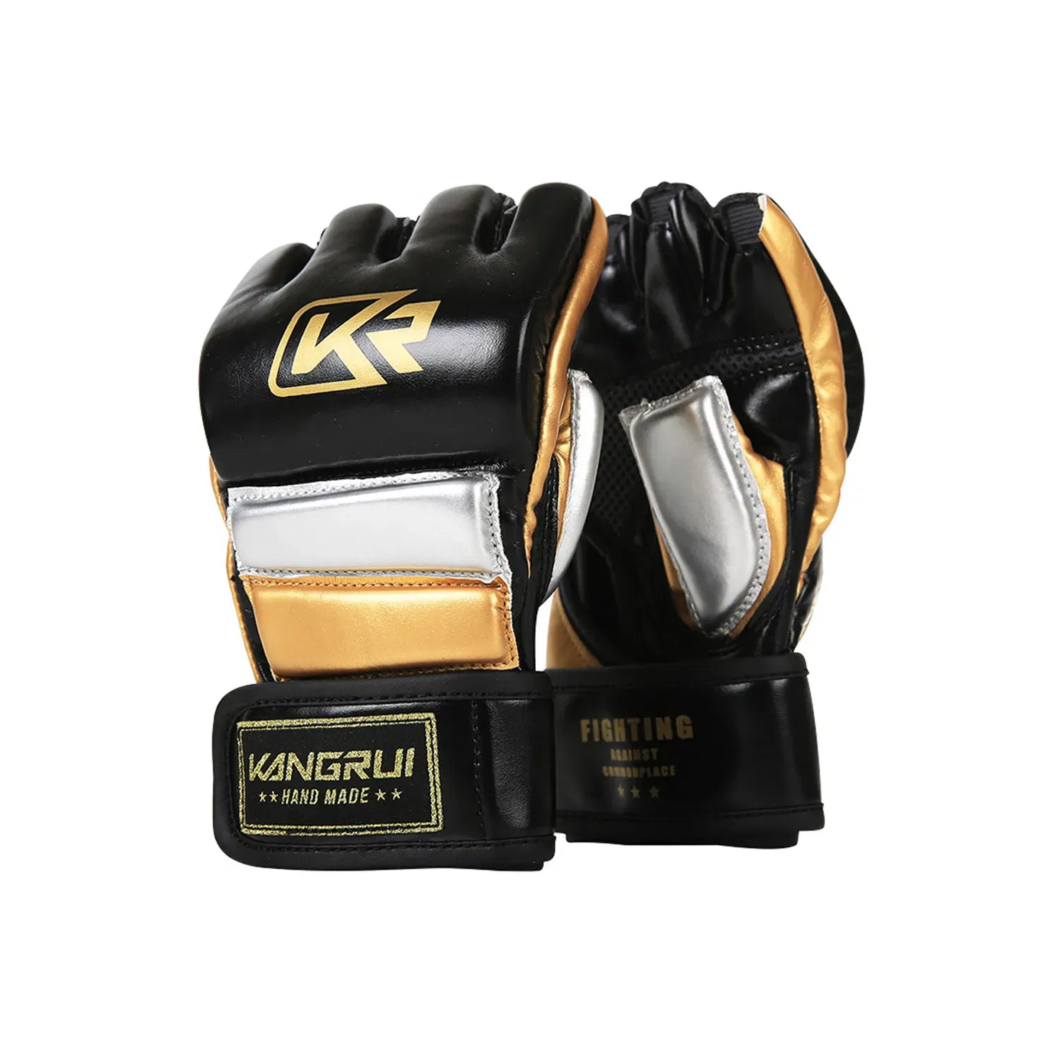Kangrui MMA Sparring Gloves - Black/Gold