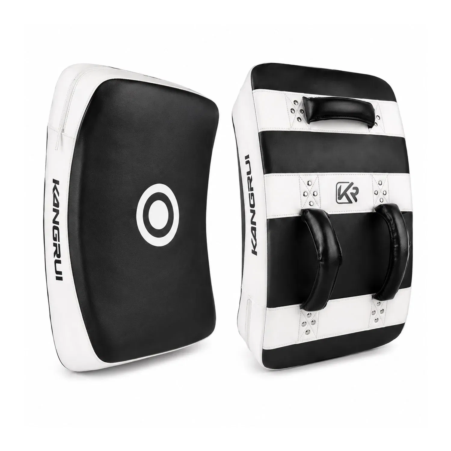 Kangrui Kick Shield - Curved - Black/Red