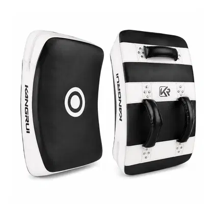 Kangrui Kick Shield - Curved - Black/Red