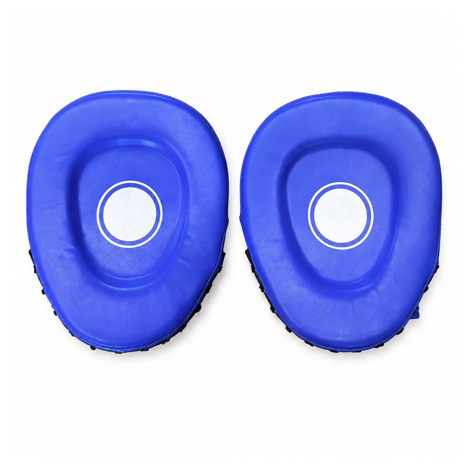Kangrui Punch Mitts Focus Muay Thai Target Hand Punching Pad (Pair) - Silver/Blue