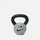 Nike Strength كرة كيتل بيل (Kettlebell) مغطاة بالمطاط (طراز Grind/Smoke) - 12 kg
