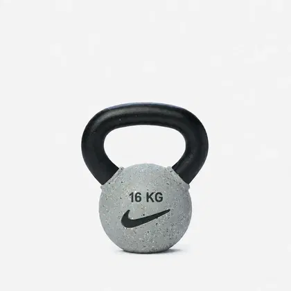 Nike Strength Grind/Smoke Rubber-Coated Kettlebell - 16 kg