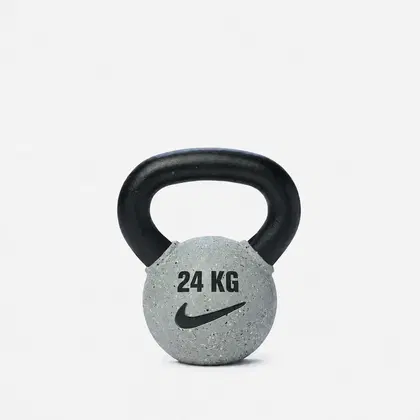 Nike Strength Grind/Smoke Rubber-Coated Kettlebell - 24 kg