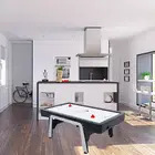 Knight Shot AH 690 Air Hockey Table -Black | 7.5FT