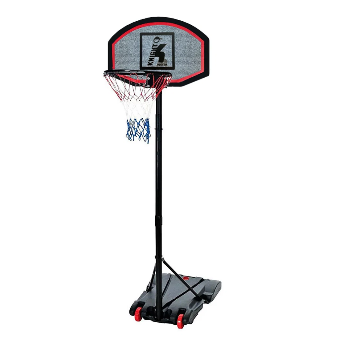 Knight Shot Outdoor Movable Basketball Post with Adjustable Height