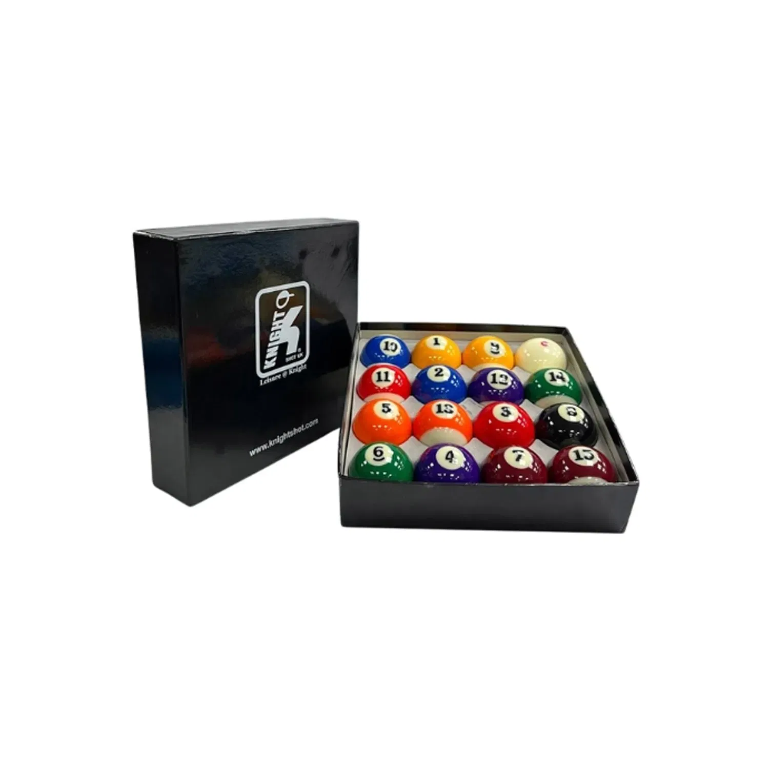 Knight Shot AAA Billiard Ball Set 57mm – Black Box