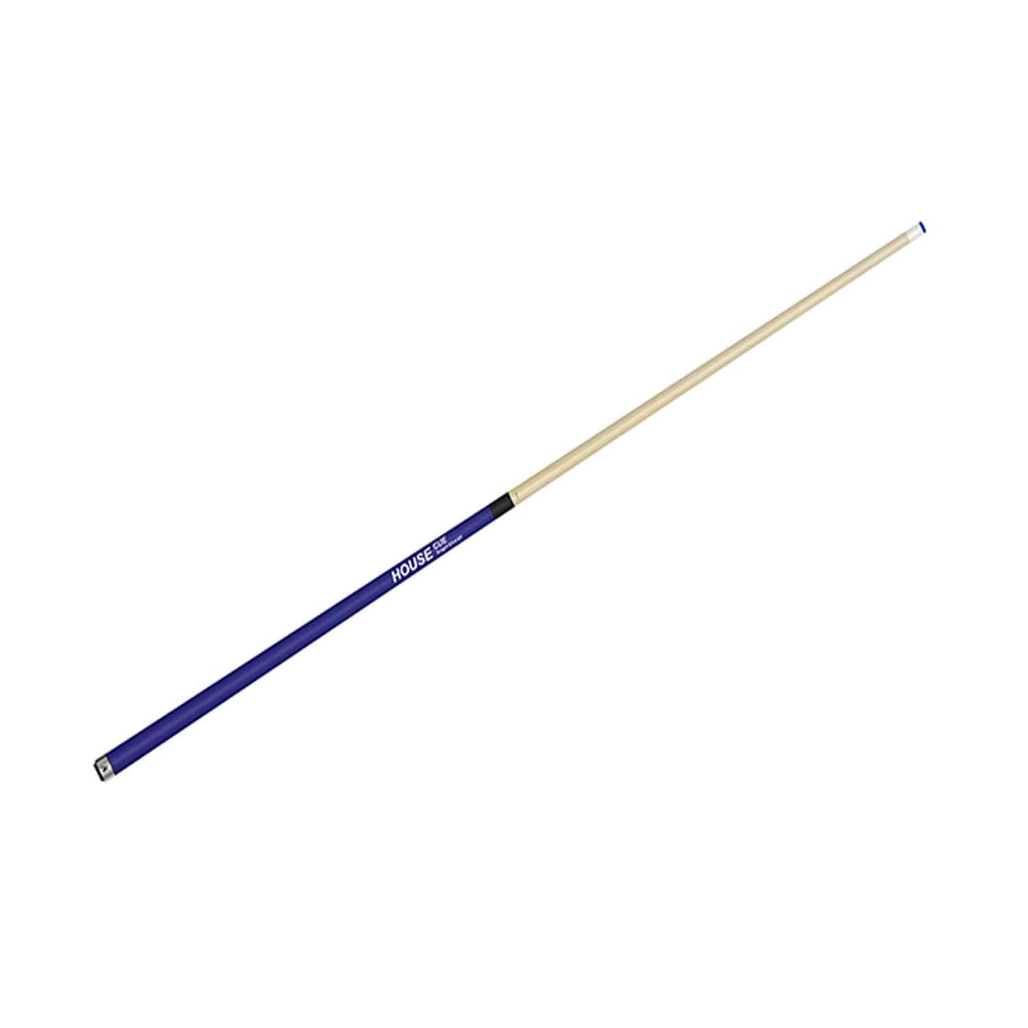 Knight Shot Billiard House Pool Cue 1-PC | Colored Maple Cues | 58″ - Blue