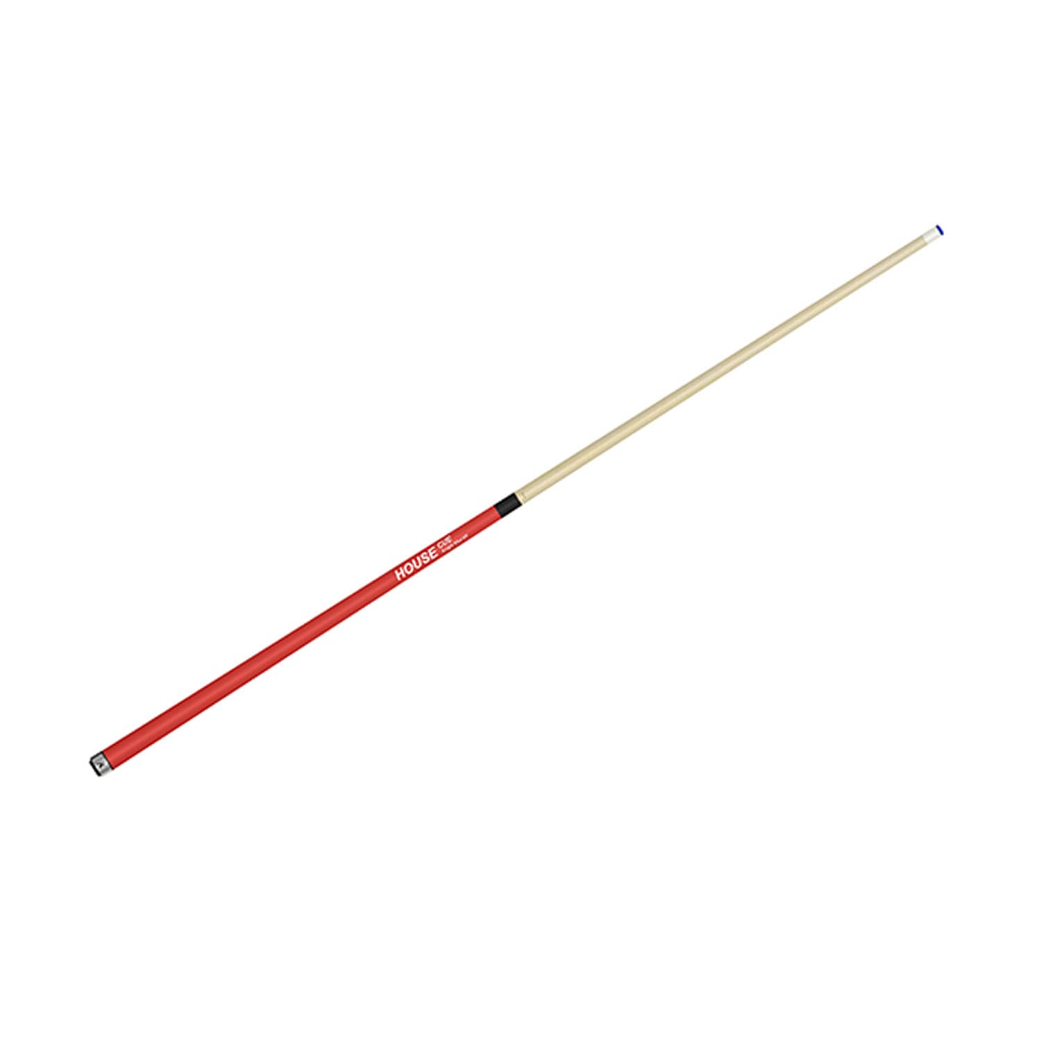 Knight Shot Billiard House Pool Cue 1-PC | Colored Maple Cues | 58″ - Red