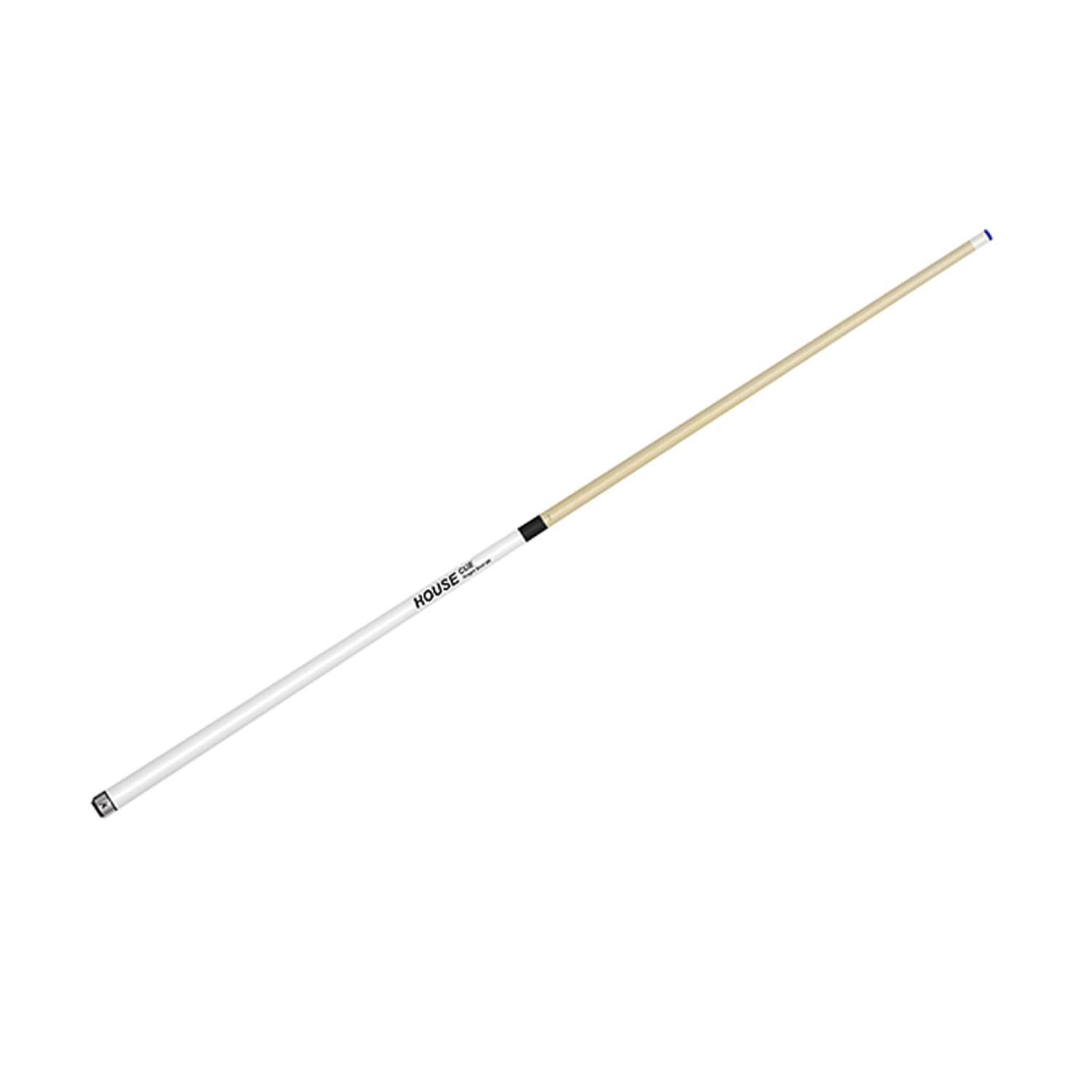Knight Shot Billiard House Pool Cue 1-PC | Colored Maple Cues | 58″ - White