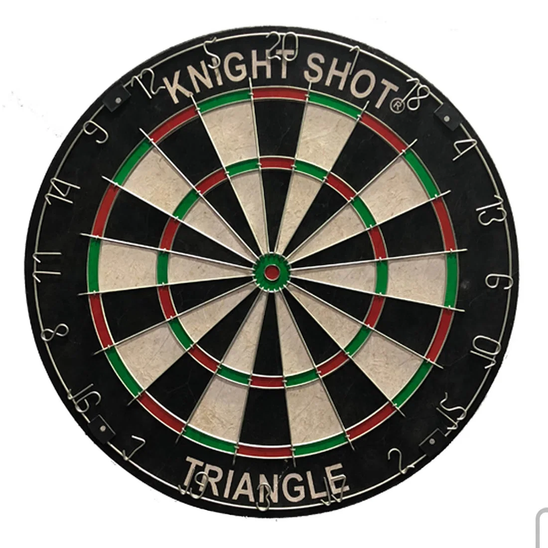 Knight Shot Bristle Dartboard - Metal Triangle Wire