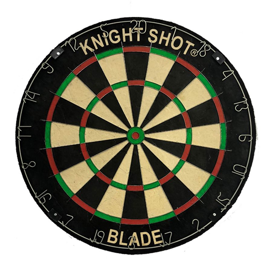 Knight Shot Bristle Dartboard Africa Jute - Stainless Wire