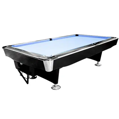 Knight Shot Galaxy Commercial Billiard Table with Ball Return System 9FT - Black