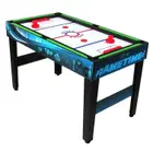 Knight Shot 10-In-1 Game Table - Billiards - Foosball - Air Hockey -Table Tennis -Shuffleboard -Bowling -Board Games - Chess - Backgammon- Dice