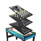 Knight Shot 10-In-1 Game Table - Billiards - Foosball - Air Hockey -Table Tennis -Shuffleboard -Bowling -Board Games - Chess - Backgammon- Dice
