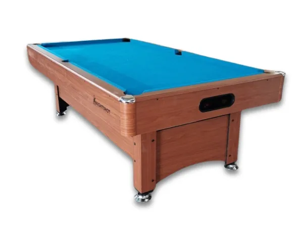 Knight Shot Home I Pool Table – 8ft Ball Return – Maple Finish with Slate Base