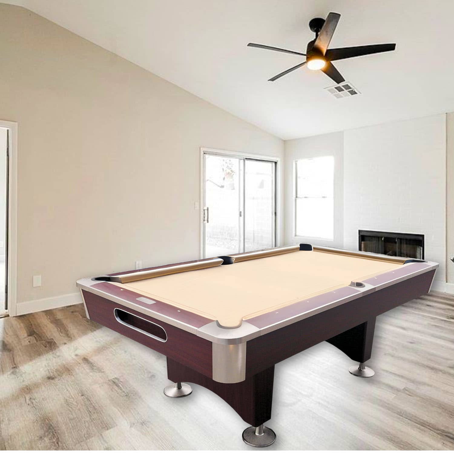 Knight Shot Knight II Home Use Billiard Table Drop Pocket 8ft - Brown