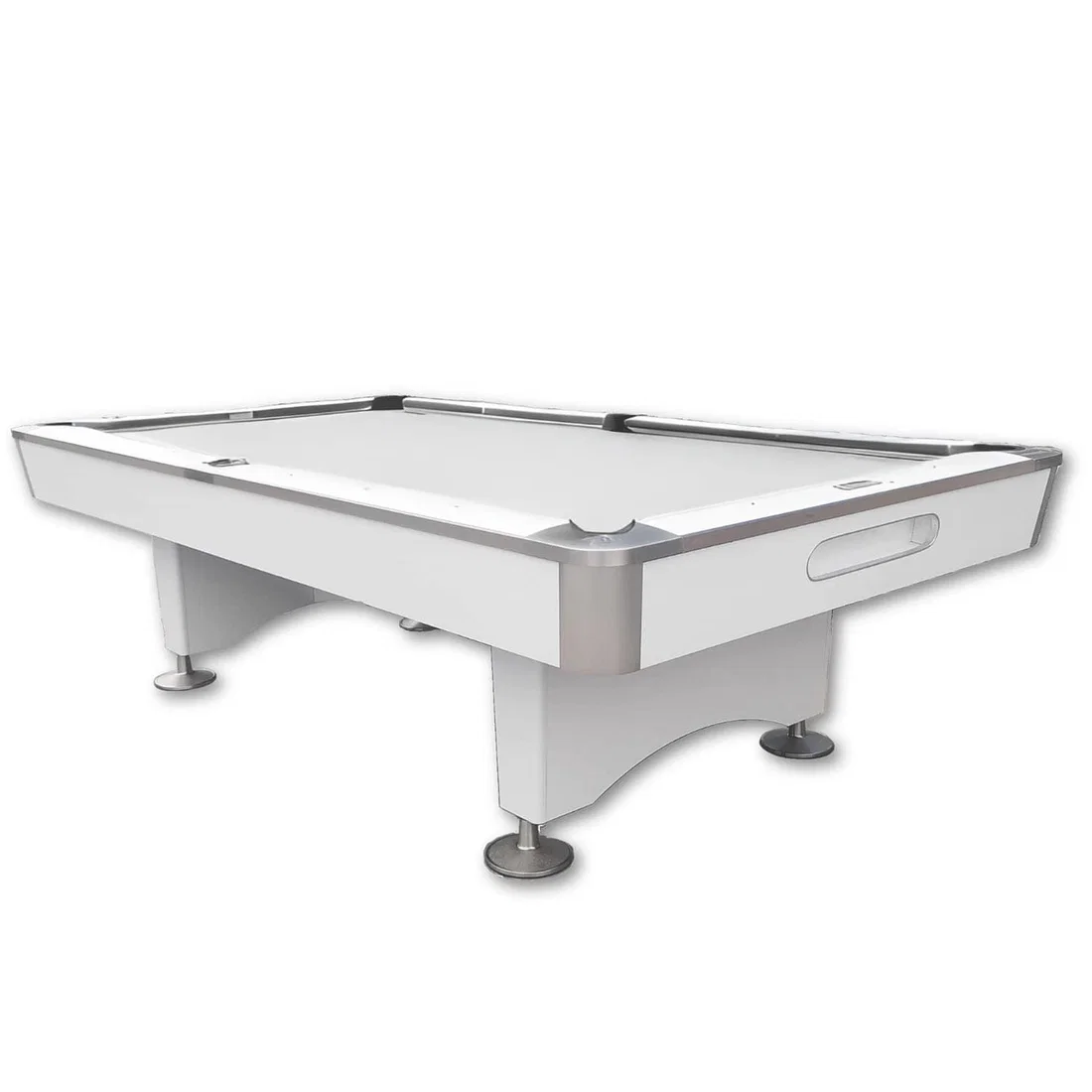 Knight Shot Knight II Home Use Billiard Table Drop Pocket - White - 8FT