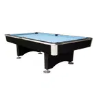 Knight Shot Knight Billiard Table | Drop Pocket - Black - 7FT