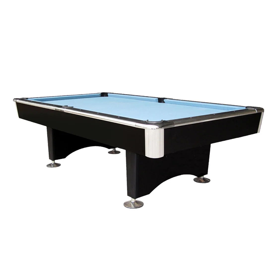 Knight Shot Knight Billiard Table | Drop Pocket - Black - 7FT