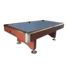 Knight Shot Knight Billiard Table | Drop Pocket - Brown - 7FT