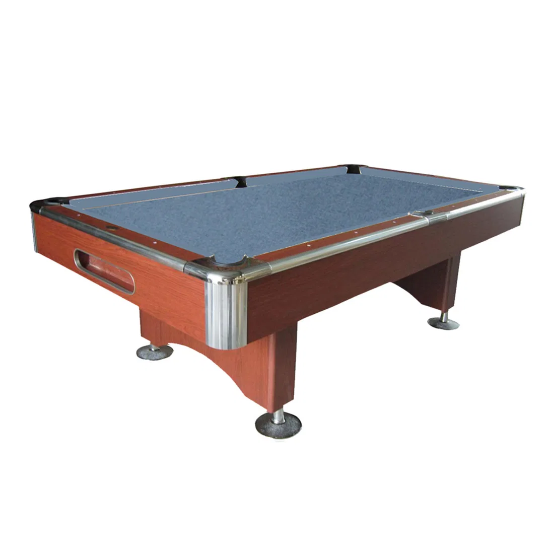 Knight Shot Knight Billiard Table | Drop Pocket - Brown - 7FT