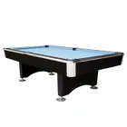 Knight Shot Knight Billiard Table | Drop Pocket - Black - 8FT