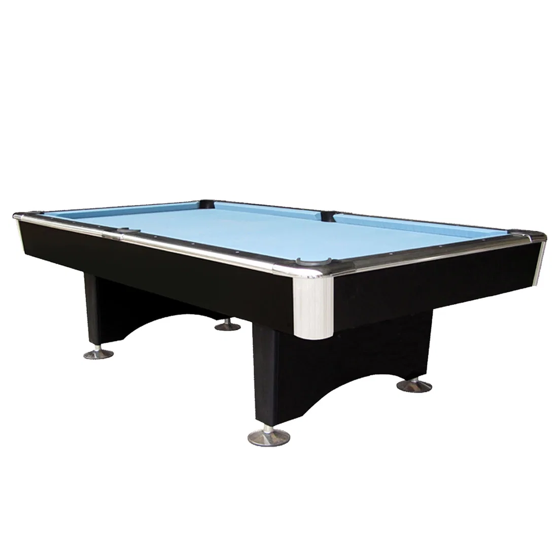 Knight Shot Knight Billiard Table | Drop Pocket - Black - 8FT