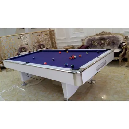 ليلة شوت فارس طاولة البلياردو | إسقاط الجيب - White - 8FT