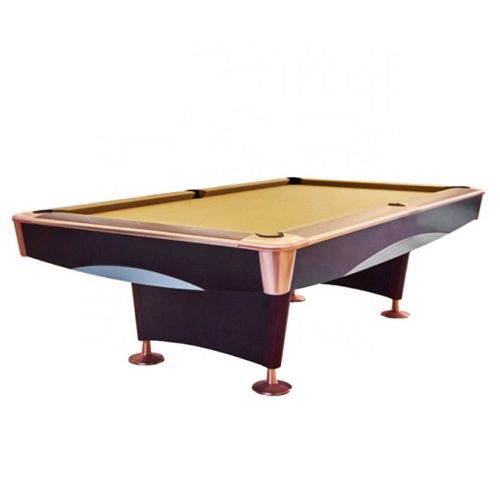 Knight Shot Spyder Commercial Pool Table 9FT | Ball Return System-Brown