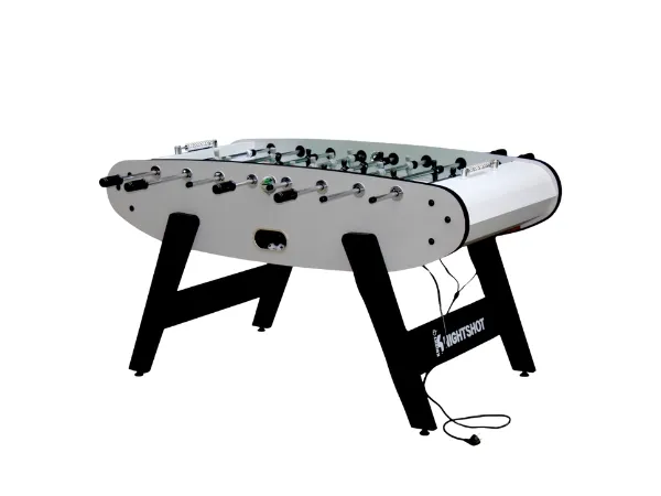 Knight Shot ST132 Home Use Foosball Table with Blue Led Light | - White