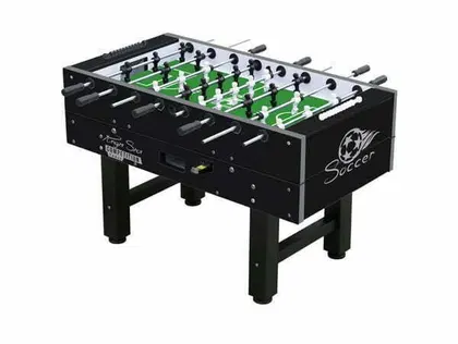 Knight Shot ST179 Commercial Coin-Operated Foosball Table- Black